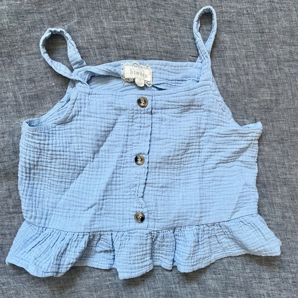 Girls cropped tank top